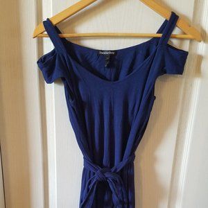Navy maternity dress